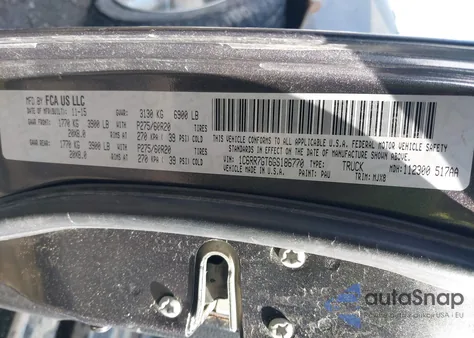 2016 Ram 1500 Big Horn from USA, damaged, VIN 1C6RR7GT6GS186770